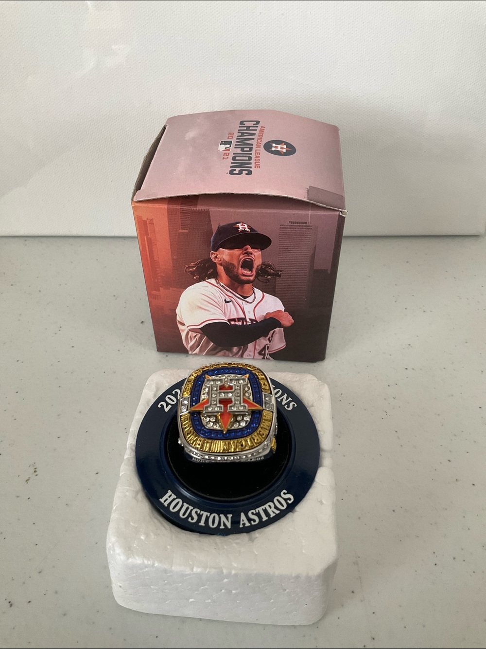 Houston Astros 2021 American League Champions Lance McCullers Jr. Replica Ring
